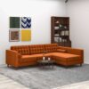 Christian - Sectional Sofa Right Facing - Burnt Orange - Image 4
