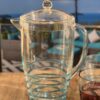 Swirl Unbreakable Plastic Water Pitcher With Lid And Spout, Bpa Free, 2.5 Quarts - Blue - Image 5