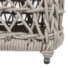 Everly - Frame Barrel Deep Seating Patio Loveseat Sofa Axroma Olefin - Oat Beige - Image 6