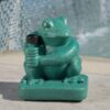 Whimsical - Frog Neptune Umbrella Base Concrete - Green - Image 17