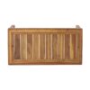 Acacia Wood Loveseat And Coffee Table Set With Cushions - Brown - Image 17