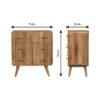 T Bar Ridged Chest - Brown - Image 10