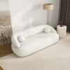Andrew - Boucle Sofa - Beige / Ivory White / Light Beige / White - Image 16