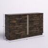 Industrial Farmhouse Designed 6 Drawer Dresser - Brown - Image 5