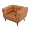 Addison - Lounge Chair Leather - Cognac - Image 2