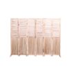 Panel Wooden Folding Room Divider - Natural - Image 5