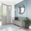 Amherst - Entryway Storage Bench - Fog Gray - Image 10