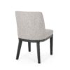 Modern Dining Chair With Durable Fabric Upholstery And Sturdy Wooden Frame (Set of 2) - Light Gray - Image 8
