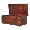 Buffalo - Hide Leather Storage Trunk - Brown - Image 5