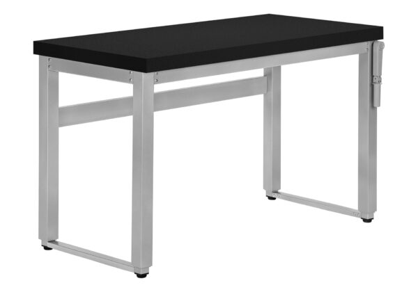 Computer Desk, Home Office, Standing, Adjustable, Laptop, Contemporary & Modern - Black