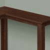 Corner Accent Console Table For Entryway, Contemporary & Modern - Cherry - Image 2