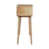 Curved Console Table - Oak - Image 8
