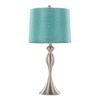 Ashland - Contemporary Table Lamp (Set of 2) - Nickel / Turquoise - Image 2