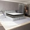 Premium 16" Queen Size Hybrid Mattress In A Box Plush Gel Memory Foam Top With Cooling Technology - Gray / White - Image 2