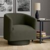 Bralin - Swivel Accent Chair - Green - Image 5