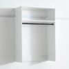Devi - Wall Mounted Wood Closet System With Modular Units - White - Image 11