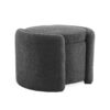 Cozy Boucle Storage Ottoman: Stylish Comfort With Hidden Storage - Gray - Image 4