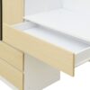 3 Door Storage Desk Wardrobe For Bedroom With Shelves And 3 Drawers - Natural - Image 7
