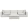 Jasmine - 3 Seater Sofa And Ottoman - Gray - Image 4