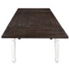 Mountina - Dining Table With Leafs - Brown / White - Image 4