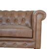 Buffalo - Leather Chesterfield Sofa - Brown - Image 4