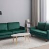 Plush Comfort Loveseat - Green - Image 6