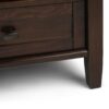 Warm Shaker - Square Coffee Table - Tobacco Brown - Image 7