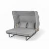 Outdoor Patio Daybed Rattan Daybed Outdoor Sunbed With Detachable Pillows For Patio, Backyard, Pool - Gray - Image 15