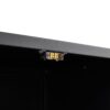 Office Furniture Copier Cabinet 2 Door Steel Copier Stand Mobile Pedestal File Printer Stand - Black - Image 12