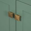 Bathroom Vanity With Ceramic Sink, Modern Single Bathroom Cabinet With 2 Doors And A Shelf, Soft Close Doors - Green - Image 23