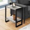 Accent Table, Side Industrial - Gray - Image 10