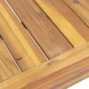 Acacia Wood Loveseat And Coffee Table Set With Cushions - Brown - Image 23