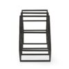 Modern Industrial Tabletop Wine Rack With 7 Bottle Holders - Black - Image 7
