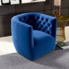 Delaney - Swivel Chair - Dark Blue - Image 13