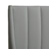 Aspen - Queen Vertical Tufted Modern Headboard Platform Bed Set - Opal Gray - Image 7