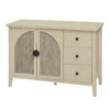 Rattan 2 Door 3 Drawer Cabinet, Suitable For Bedroom - Natural - Image 5