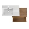 Modern Wall Mounted Bathroom Vanity With Resin Sink And Soft Close Drawer In Imitative - Imitative Oak - Image 17