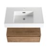 Wall Mounted Bathroom Vanity With Resin Sink And Soft Close Drawer In Imitative - Imitative Oak - Image 16