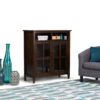 Warm Shaker - Medium Storage Media Cabinet - Tobacco Brown - Image 9
