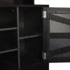 Entryway Bench With Coat Rack, 3 In 1 Design And Adjustable Shelves, Hall Tree With 7 Hooks For Entrance, Living Room - Black - Image 19