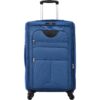 Softside Luggage Expandable 3 Piece Set Suitcase Upright Spinner Softshell Lightweight Luggage Travel Set - Blue - Image 19