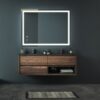 Briiiliant - Bathroom Vanity Mirror Anti Fog, Dimmable Rectangle Mirror With Front Lighting Smart Memory Function - Silver - Image 9