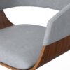 Lowell - Adjustable Swivel Bar Stool - Stone Gray - Image 7