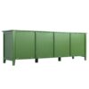 Stylish TV Cabinet, Entertainment CenterTV Stand, TVconsoletable, Media Console, Solidwood Frame, Changhong Glass Door, Metal Handle - Antique Green - Image 13