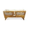 Outdoor Expandable Daybed And Cushions - Teak - Image 14