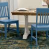Haidel - Slat Back Dining Chairs (Set of 2) - Blue - Image 5