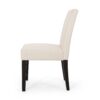 Classy Dining Chair (Set of 2) With Upholstered Seating - Beige - Image 8