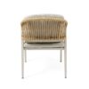 Outdoor Dining Set Acacia Wood Table With 6 Rattan Iron Chairs - Black / Natural / Gray - Image 9