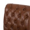 Broxton - Tuft Dining Rolltop Chair (Set of 2), Contemporary Design - Light Brown - Image 14