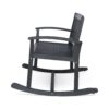 Baxter - Rocking Loveseat - Dark Gray - Image 9